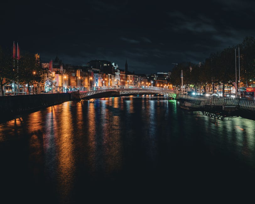 Dublin cityscape skyline